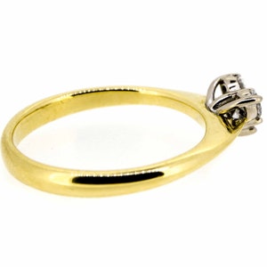 18ct Three Stone Diamond Heart Shape Engagement Ring 18ct Diamond Engagement Ring Fancy Heart Shape 18ct Diamond Ring image 5