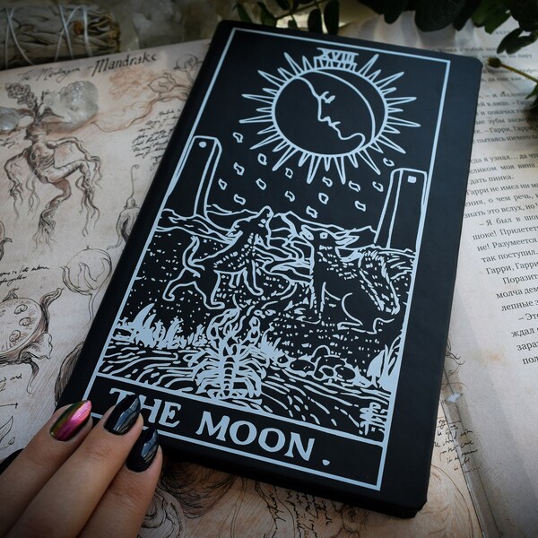 Buch der Schatten, Skizzenbuch, Notizbuch - die Mond-Arkana