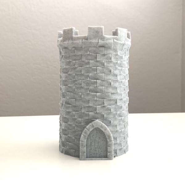 Tall Castle - Planter Pot - 3D Printed