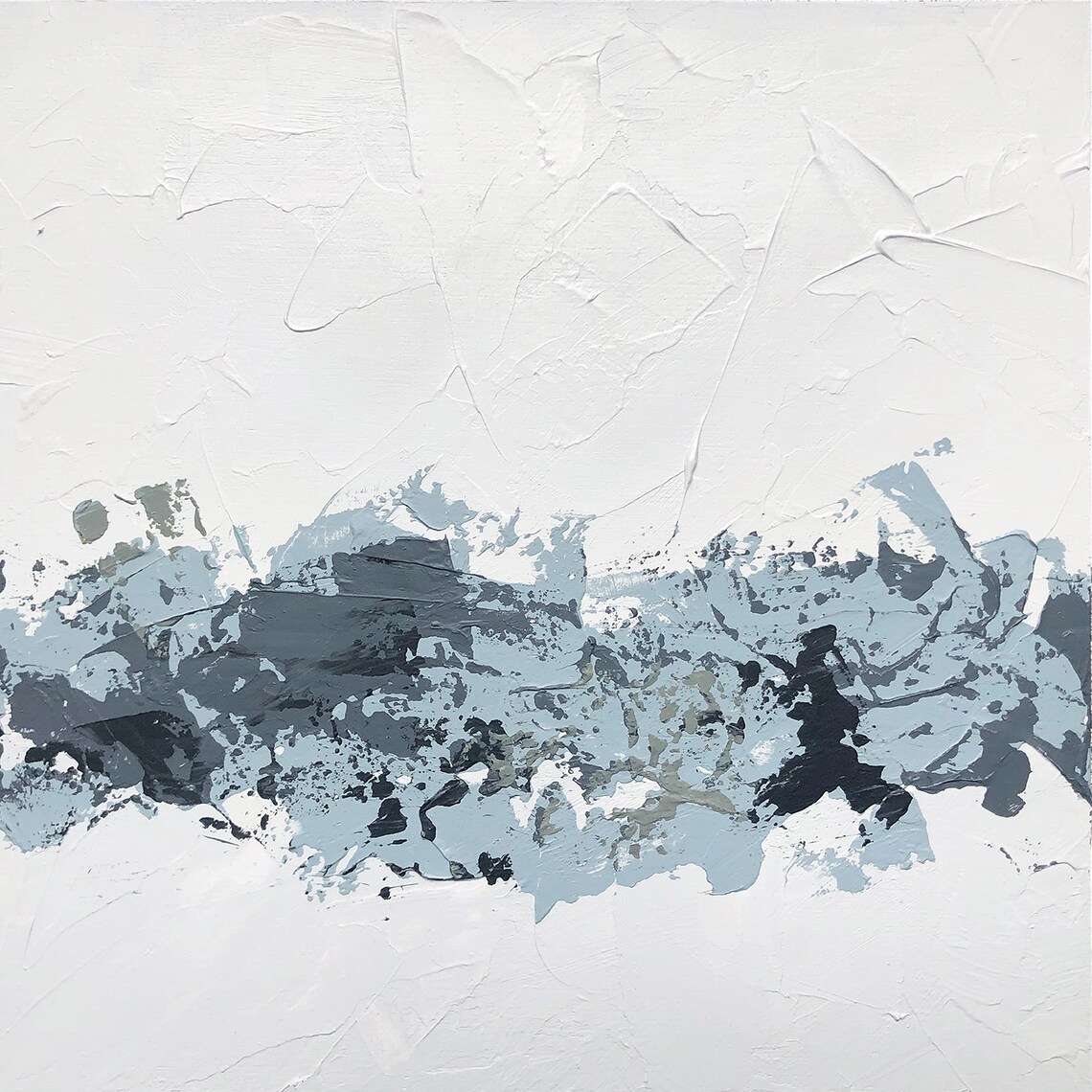 Abstract Gray Texture 4 Print Abstract Art Abstract Etsy