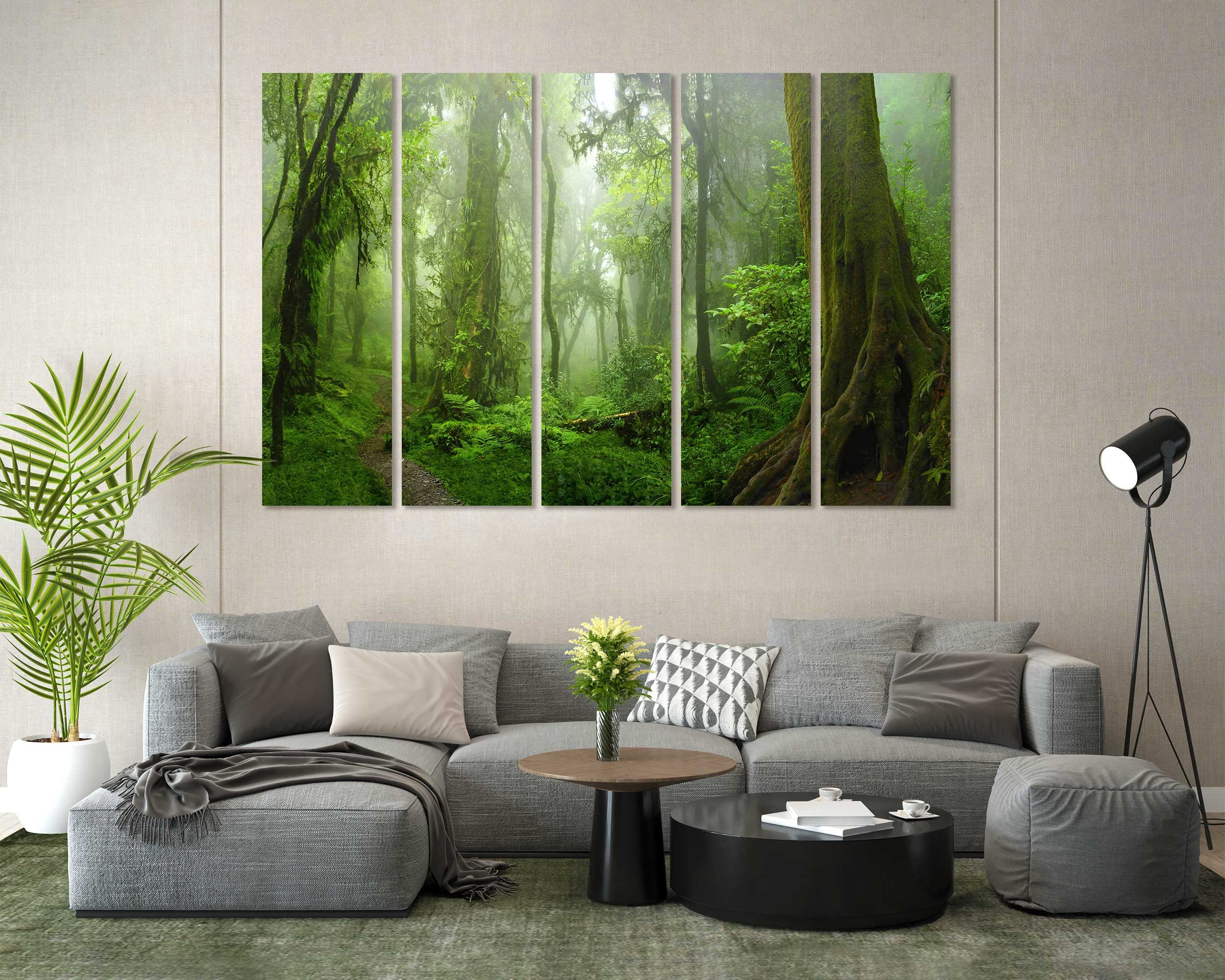 Tropical Jungle Decor for Home Jungle Art for Wall Green - Etsy