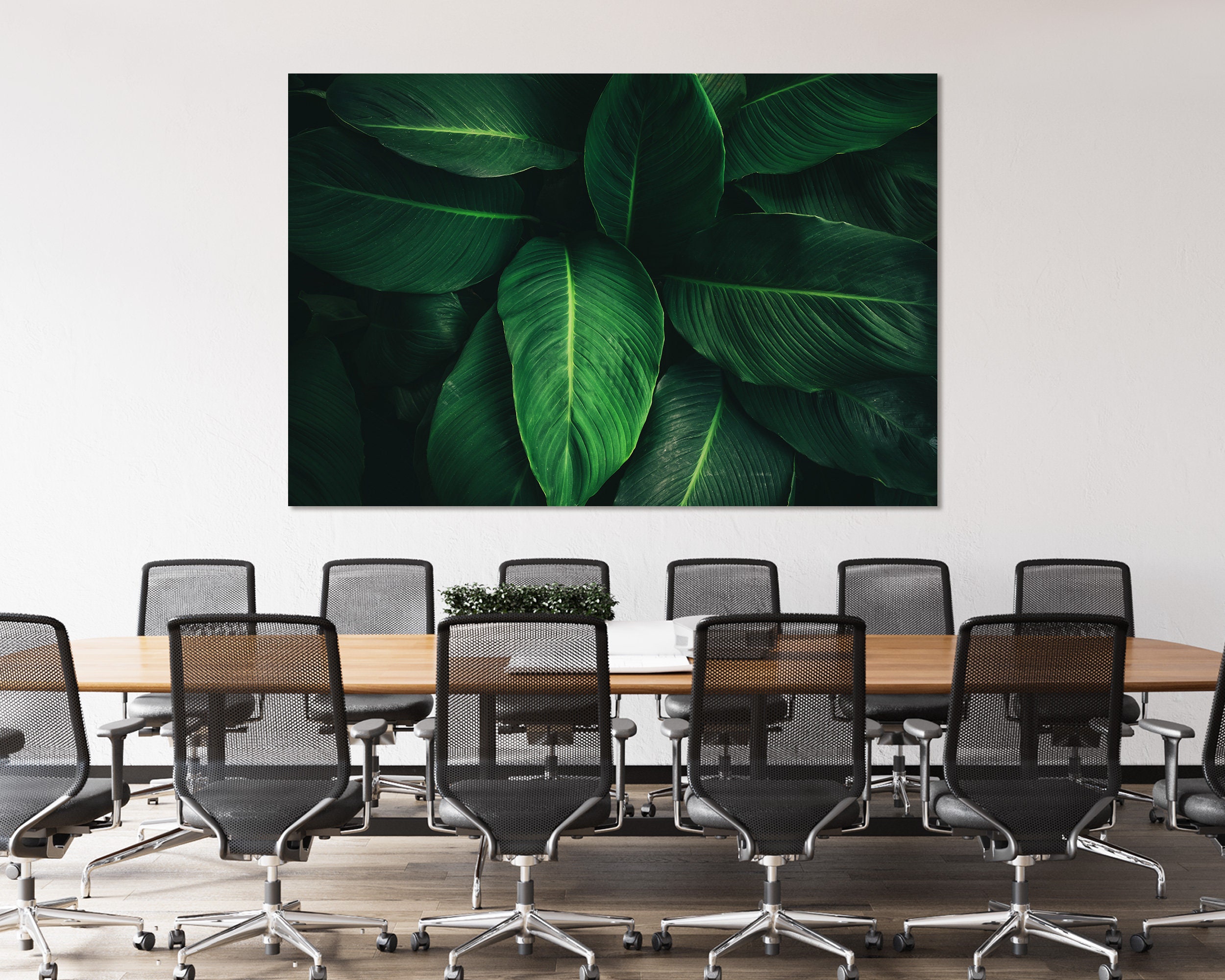 Green Large Foliage Art for Wall, Tropical Leaves Home Decor, Green Plants  Pictures Print on Canvas, Dark Green Leaves Digital Print Art - Etsy Israel