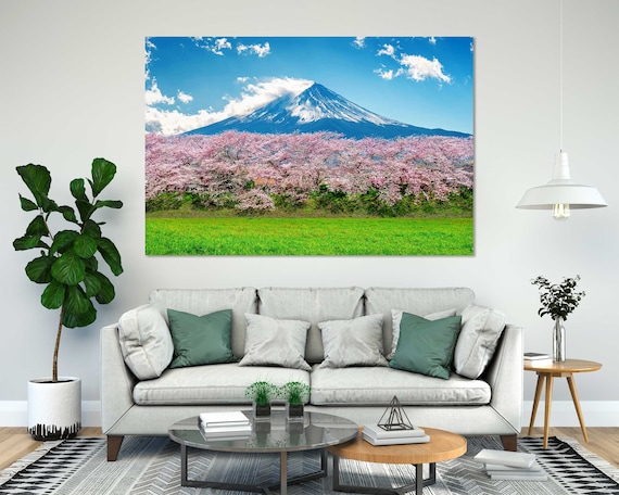 キャンバス プリントアート 富士と桜  インテリア 絵画 キャンバス プリントアート 富士と桜 インテリア 絵画 【公式通販】