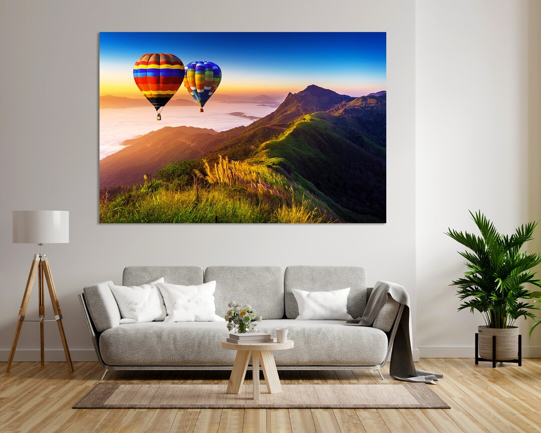 Mountain Wall Art Sunrise Canvas Print for Office Wall Decor - Etsy