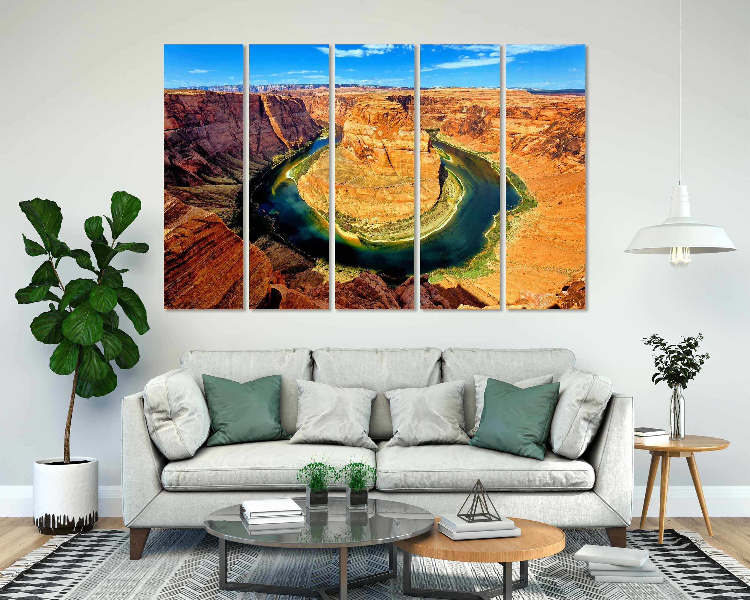 ホースシューベンドの写真プリント – アリゾナ砂漠のウォールアート