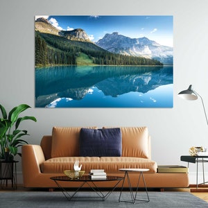 Emerald Lake Photography – Yoho National Park Mountain Reflection | Canadian Rockies Wall Art | Nature, Travel and Scenic Decor