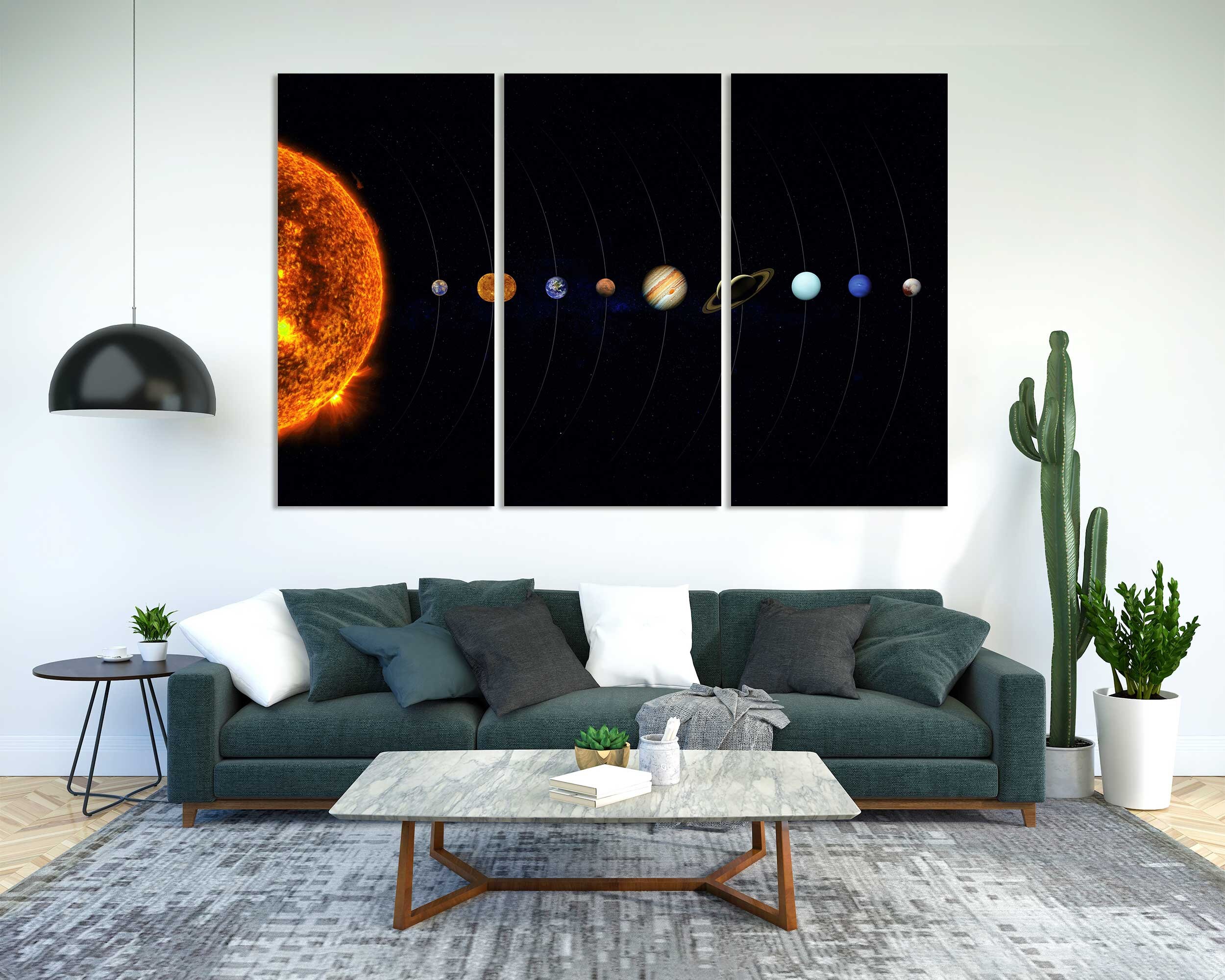 Solar System Stars Canvas Painting On The Wall Canvas Posters