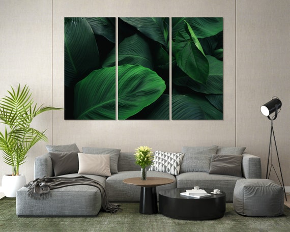 at Home Leaves Collection Canvas Wall Art (4 ct)