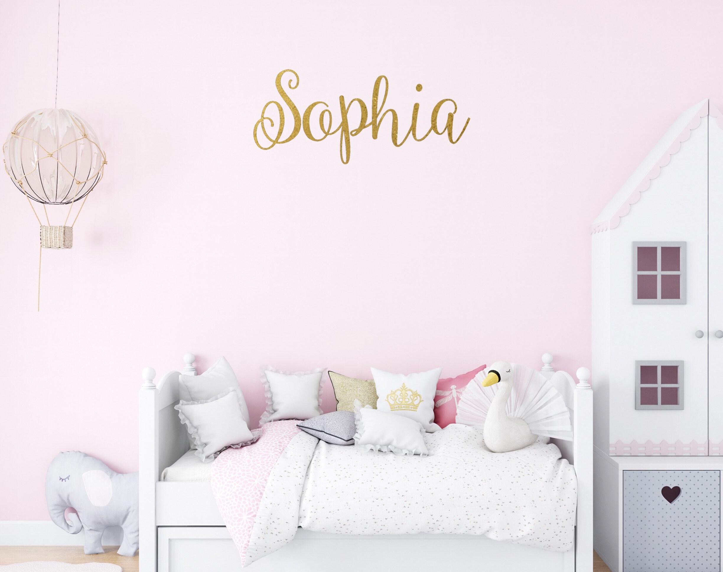 Custom Personalised Name Wall Sticker Kids Room Decal Art Mural Nursery Decor AU Custom Personalised Name Wall Sticker Kids Room Decal Art Mural Nursery Decor AU