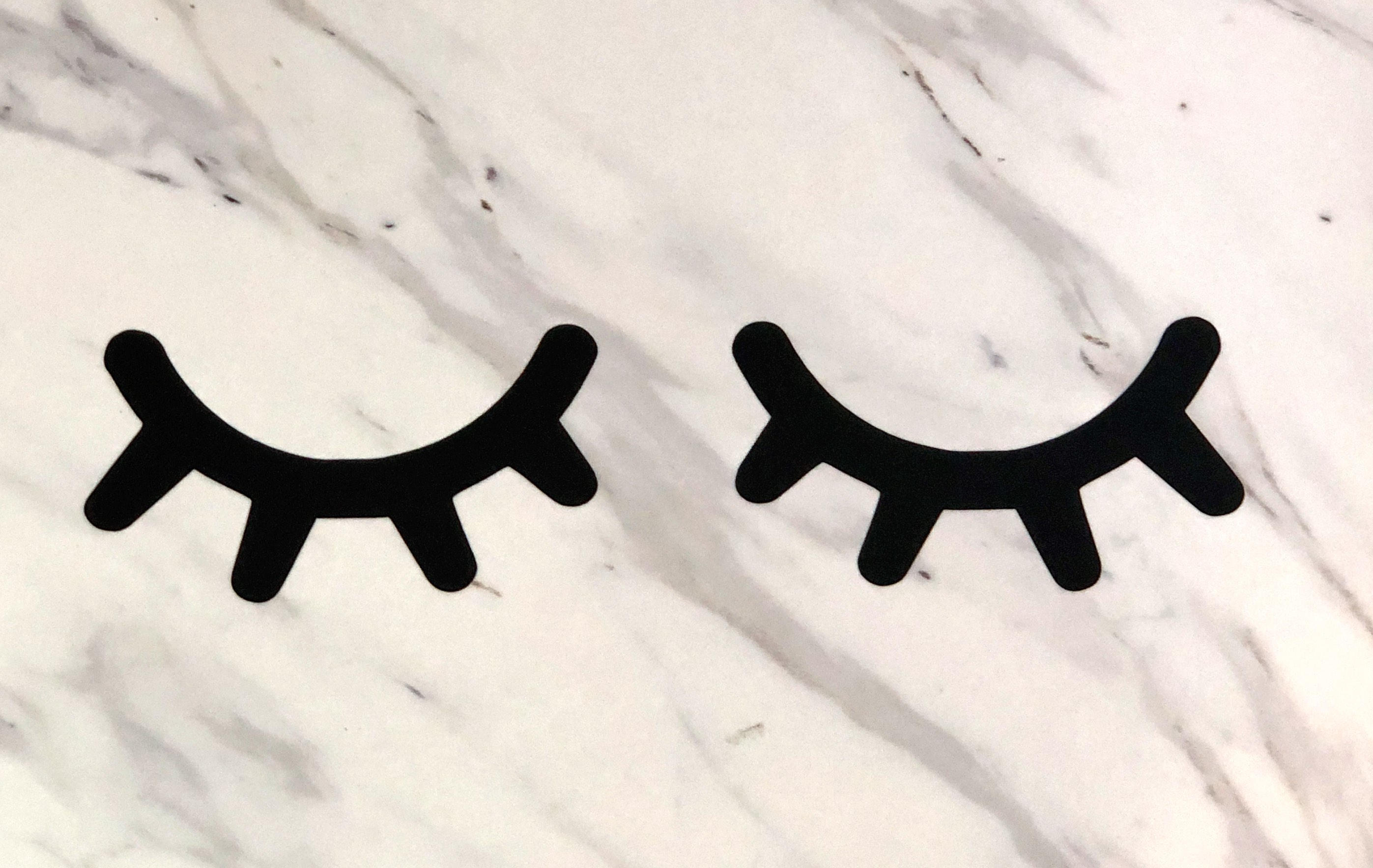 40 Pairs of Eyelashes Unicorn Lash Sticker Balloon Decals Etsy