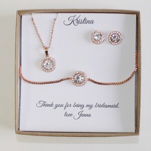 bridesmaid jewellery sets