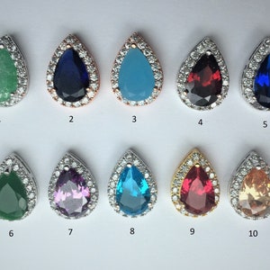 Custom color Bridesmaid gift set, Bridesmaid necklace bracelet earrings set, Bridesmaid necklace, Bridesmaid earrings, Wedding jewelry set image 7
