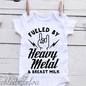 Heavy metal baby onesies cheap