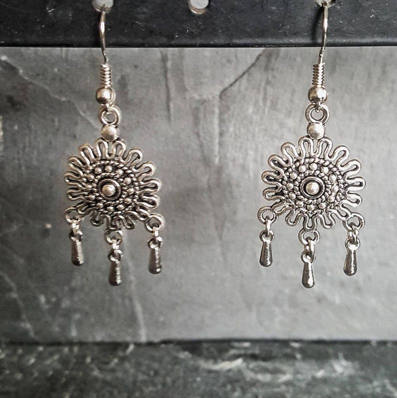 Petite Chandelier Earrings Bohemian Jewelry Ren Faire | Etsy