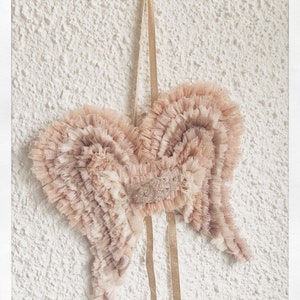Limited edition ruffle wings with embellished trim
