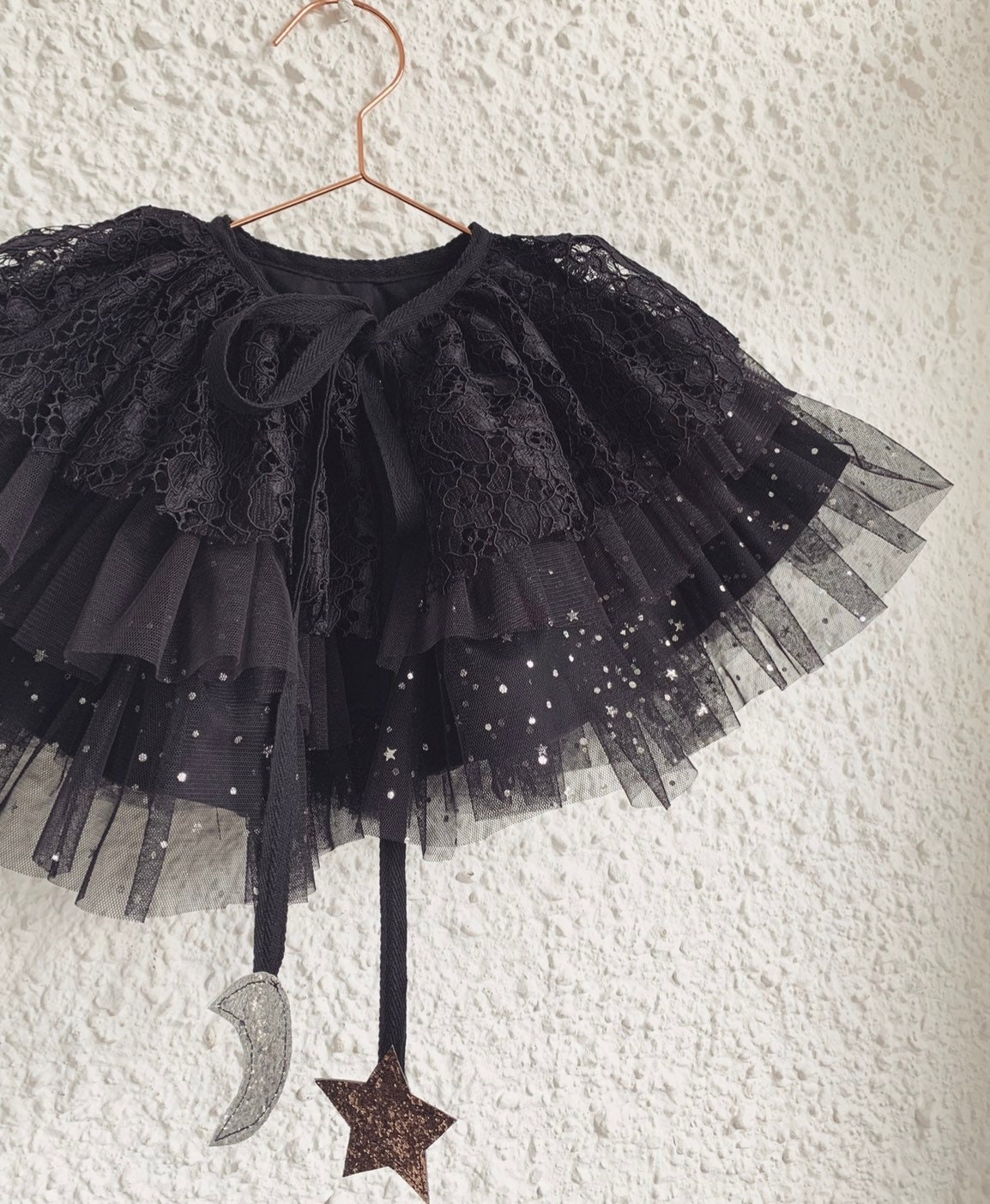Witches Ruffle Mini Cape - Etsy