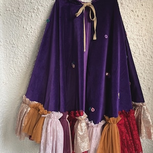 limited edition sarah sanderson hooded velvet cape