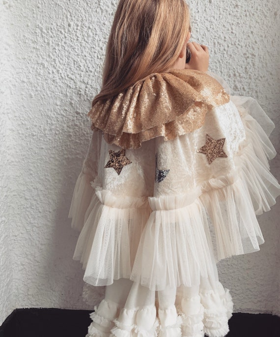 Moon & Stars Frill Cape Moon & Stars Frill Cape