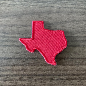 Texas State Custom Personalized Iron on Patch