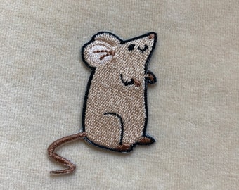 Adorable Mouse Iron On Patch