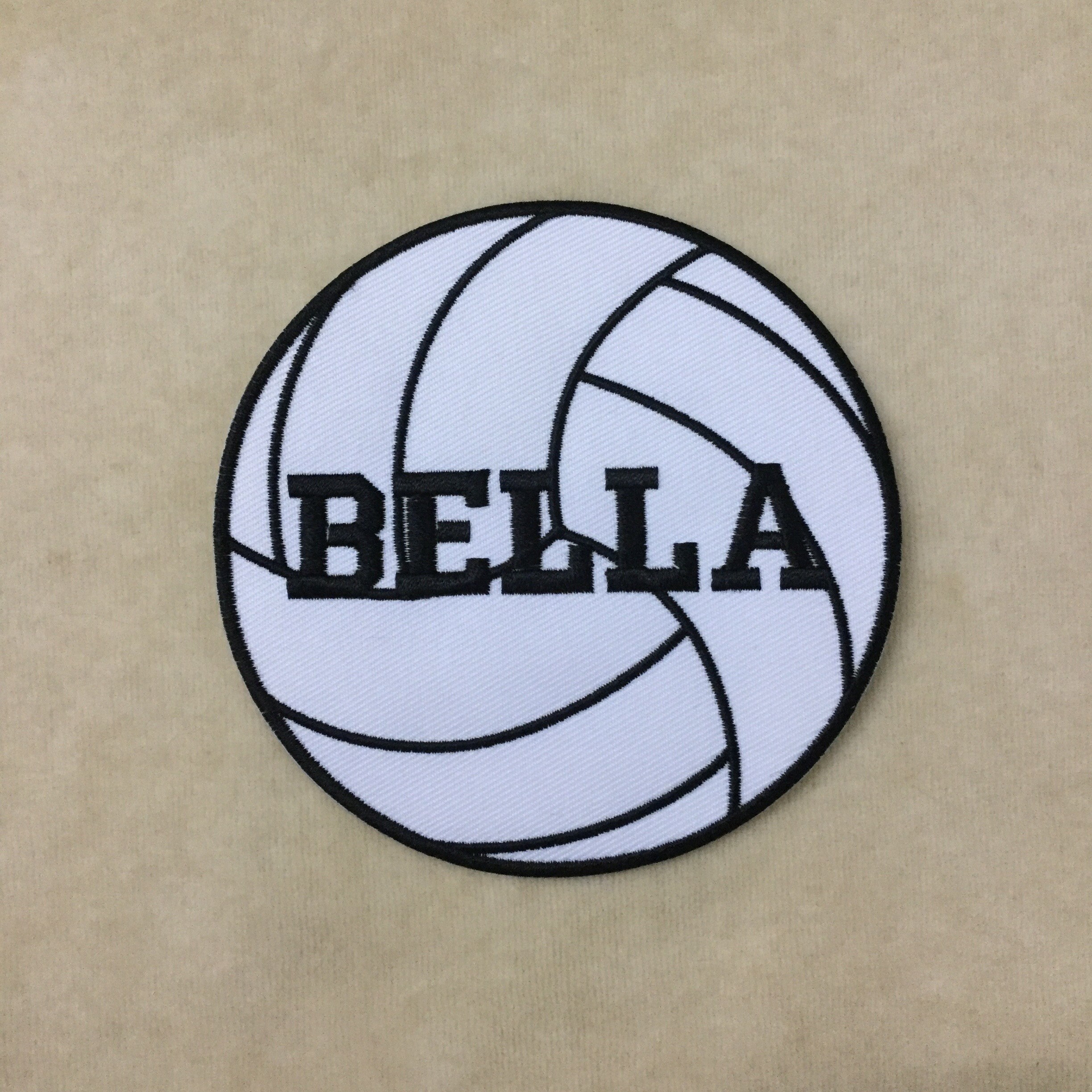 Volleyball Custom Name Tag Personalized Iron on Patch Etsy