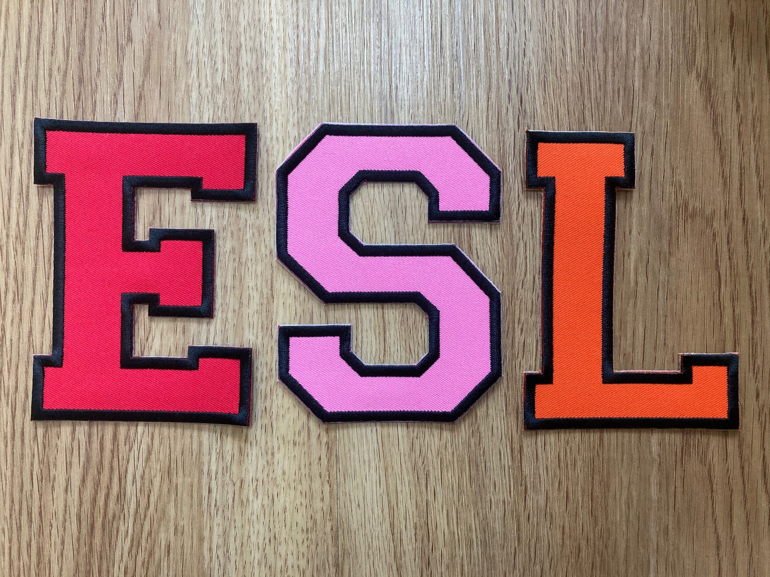 4.5 Inches Standard Varsity Letter Iron on Patch Etsy