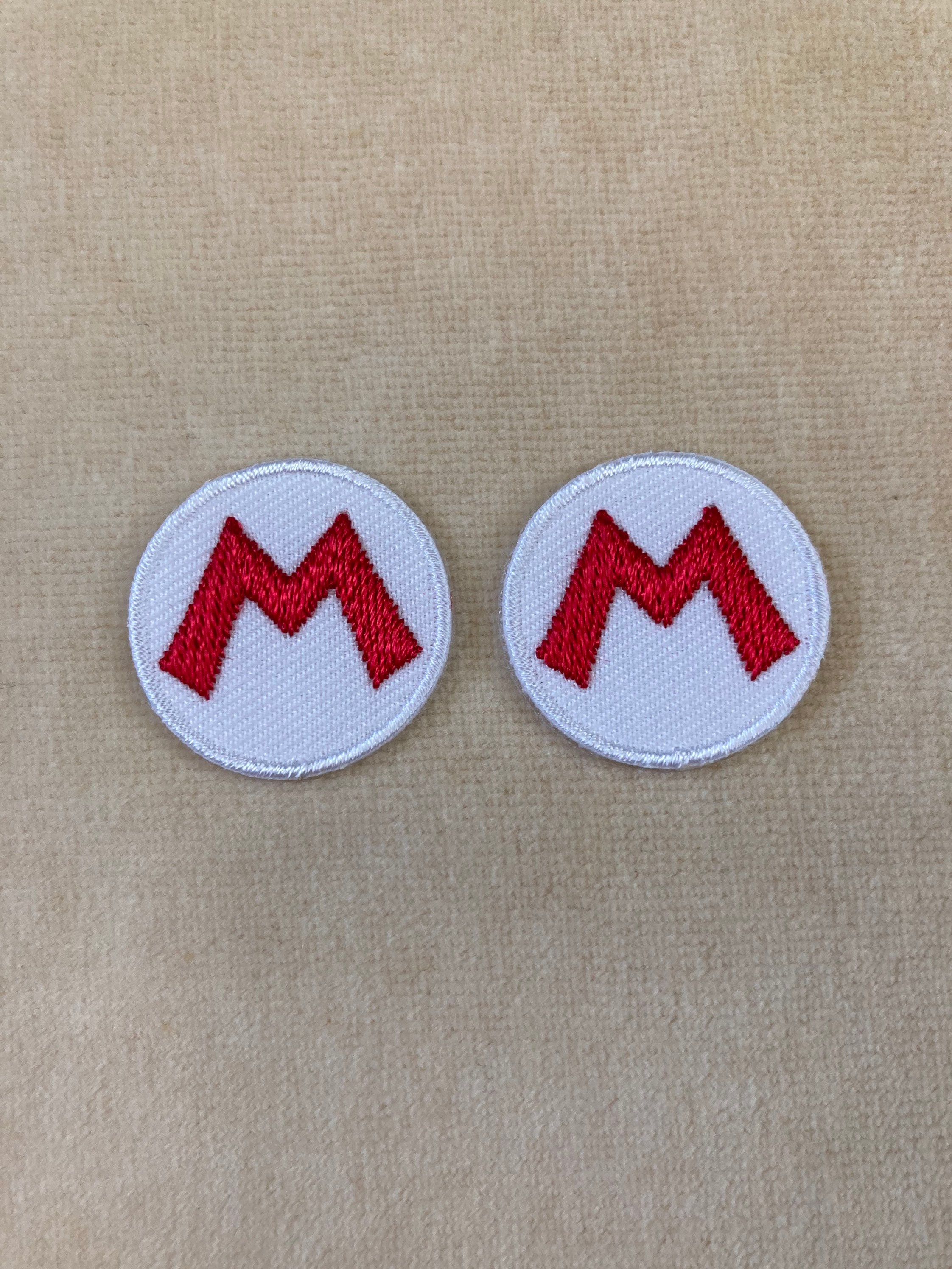 Mario Patch Iron Sew On Embroidered Badge Super Mario Bros Nintendo Video  Game