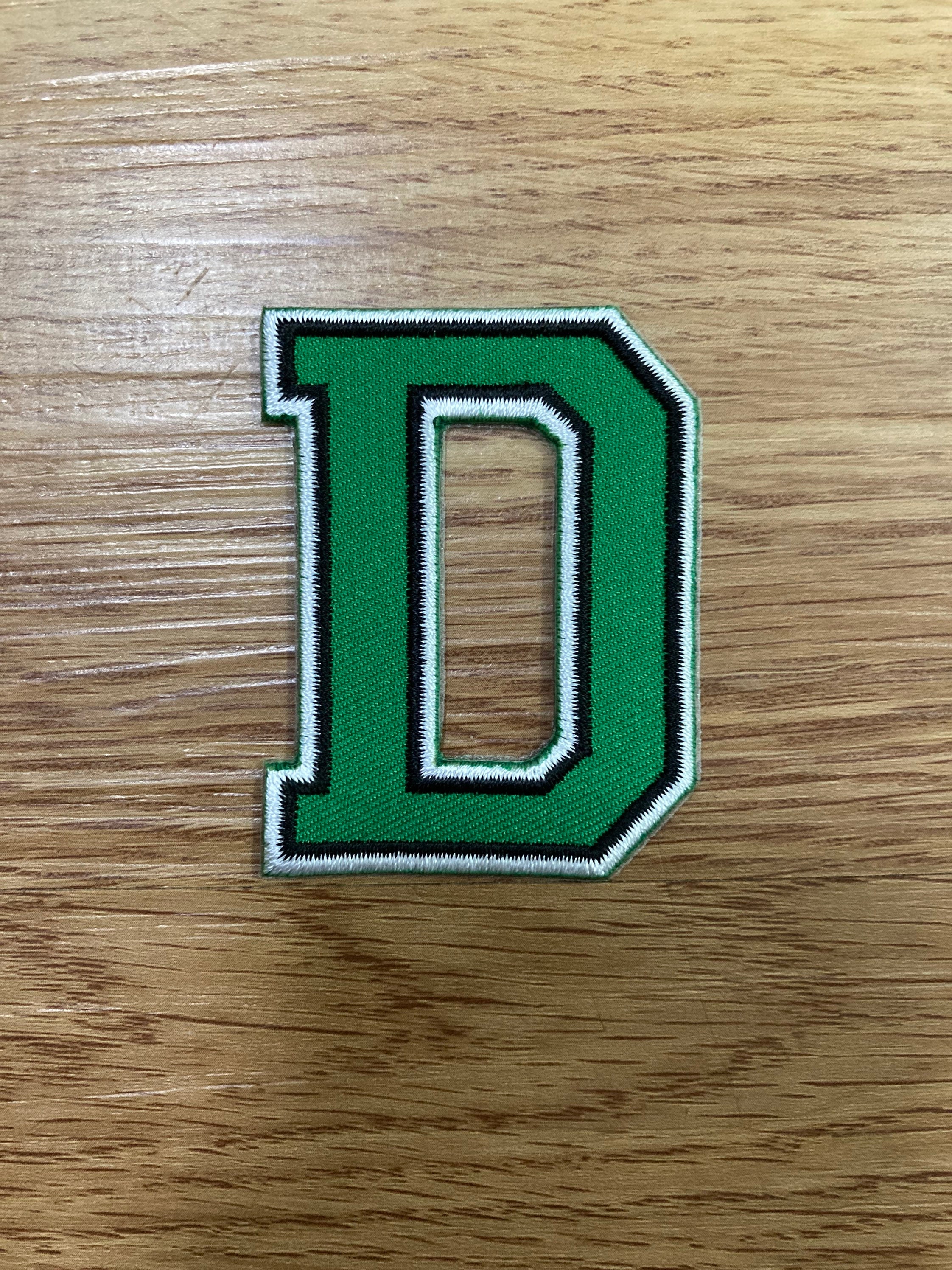 2.25 Inches Double Outline Varsity Letter Iron on Patch - Etsy