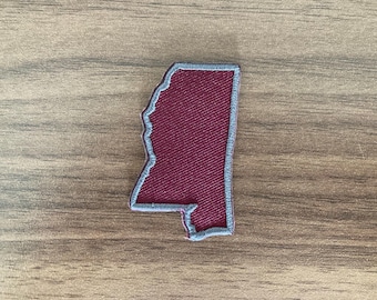 Mississippi State Iron On Patch