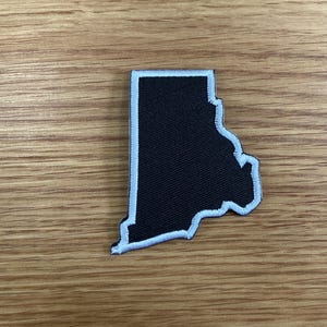 Rhode Island State Iron On Patch