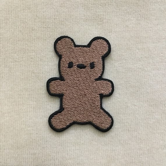 teddy bear iron on patch