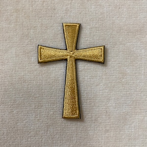 Christian Faith Cross Iron On Patch