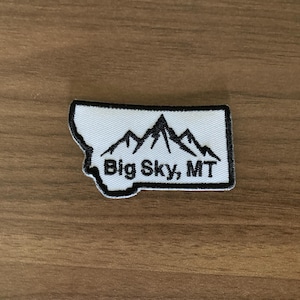 Montana Big Sky MT State Iron on Patch