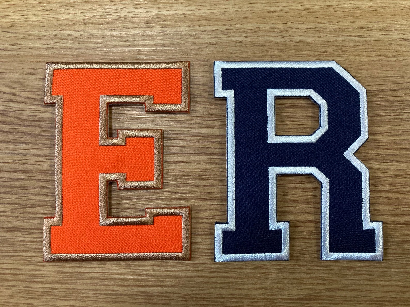 4 Inches Standard Varsity Letter Iron on Patch - Etsy