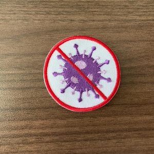 Stop Virus Iron on Patch