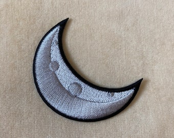 Crescent Moon Iron On Patch