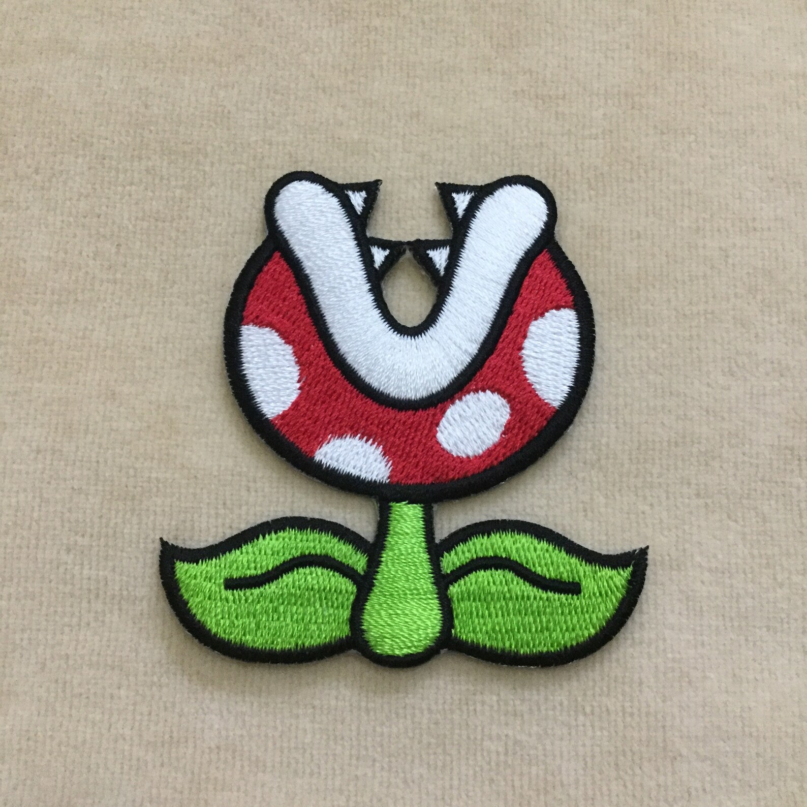 Piranha Plant Super Mario Iron on Patch Etsy