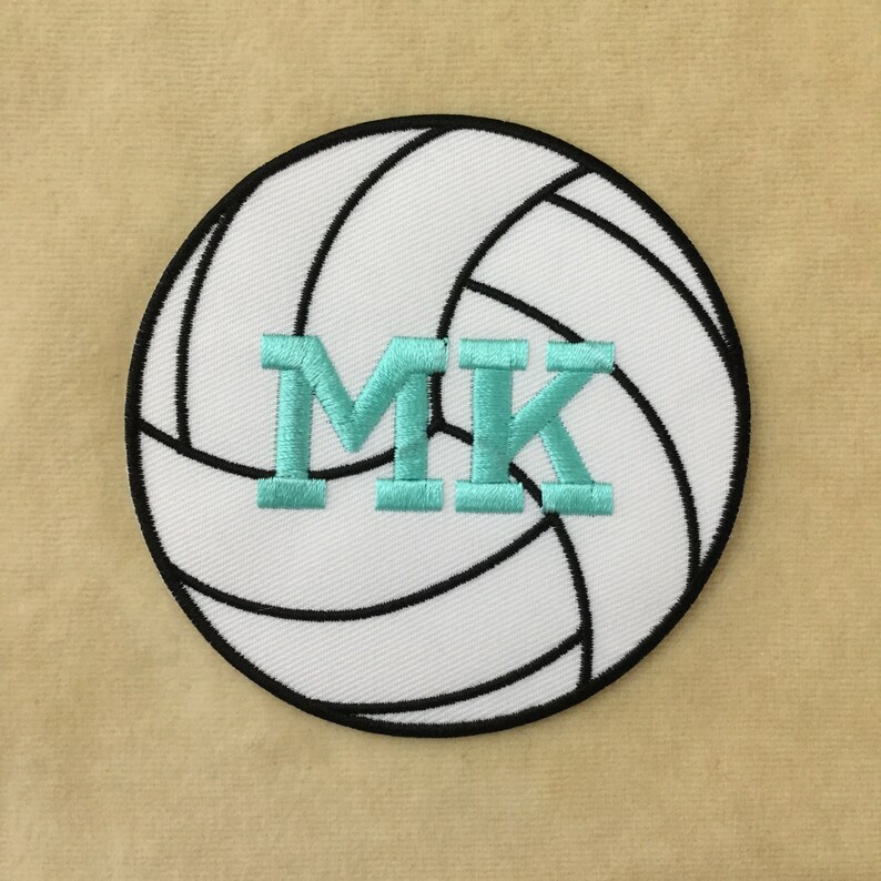 Volleyball Custom Name Tag Personalized Iron on Patch Etsy