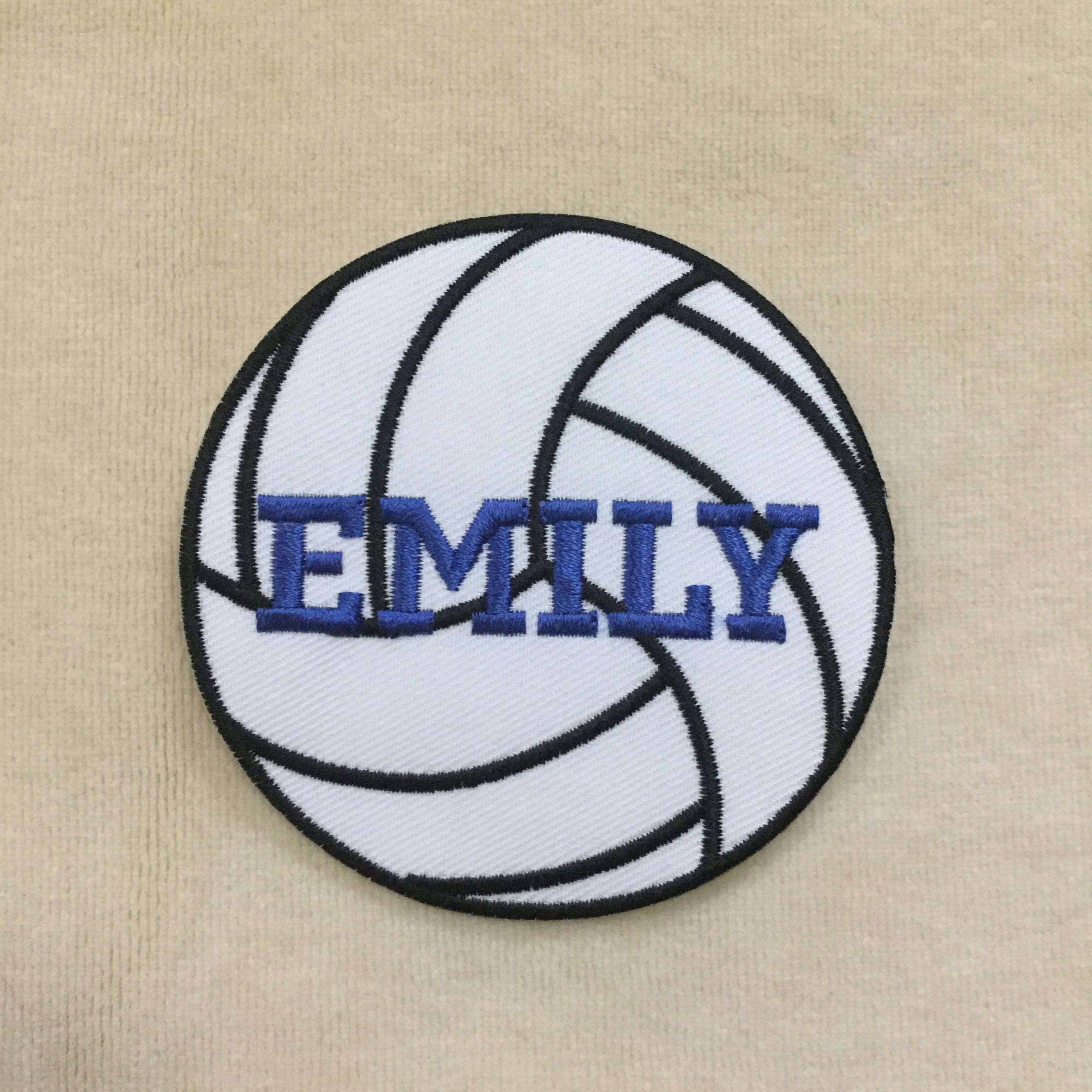 Volleyball Custom Name Tag Personalized Iron On Patch Etsy