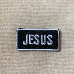 JESUS Iron On Patch