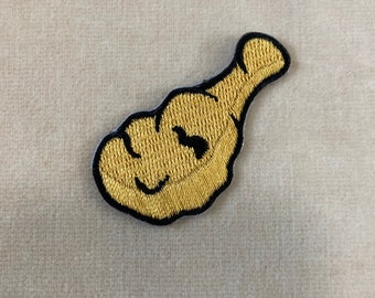 Fried Chicken Drumstick Iron on Patch