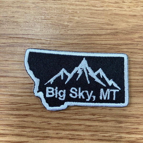 Montana Big Sky MT State Iron On Patch