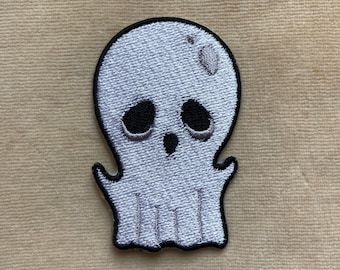 Halloween Ghost Iron On Patch