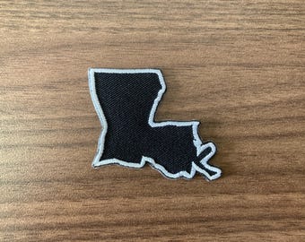 Louisiana State Custom Personalized Iron on Patch