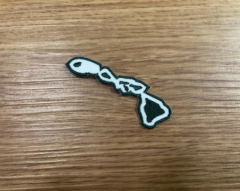 Hawaii State Custom Personalized Iron on Patch
