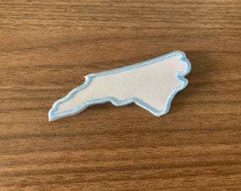 North Carolina State Custom Personalized Iron on Patch