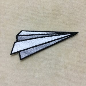 Paper Airplane Iron On Patch