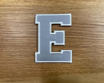 4 inches Standard Varsity Letter Iron On Patch