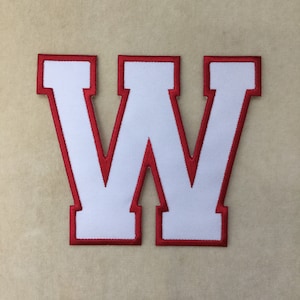 3.5 inches Standard Varsity Letter Iron On Patch