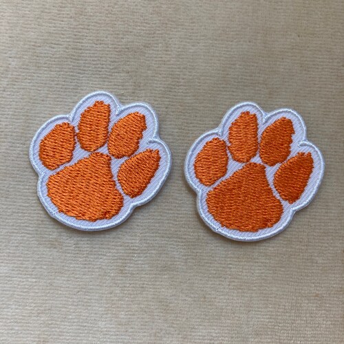 5PCS Small Dog Paw Iron On Patches - Embroidered Sew On Badges For Jackets, Backpacks & Jeans